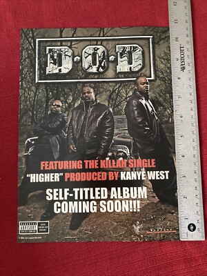 D.O.D. Album Promo Produced by Kanye West 2004 Print Ad