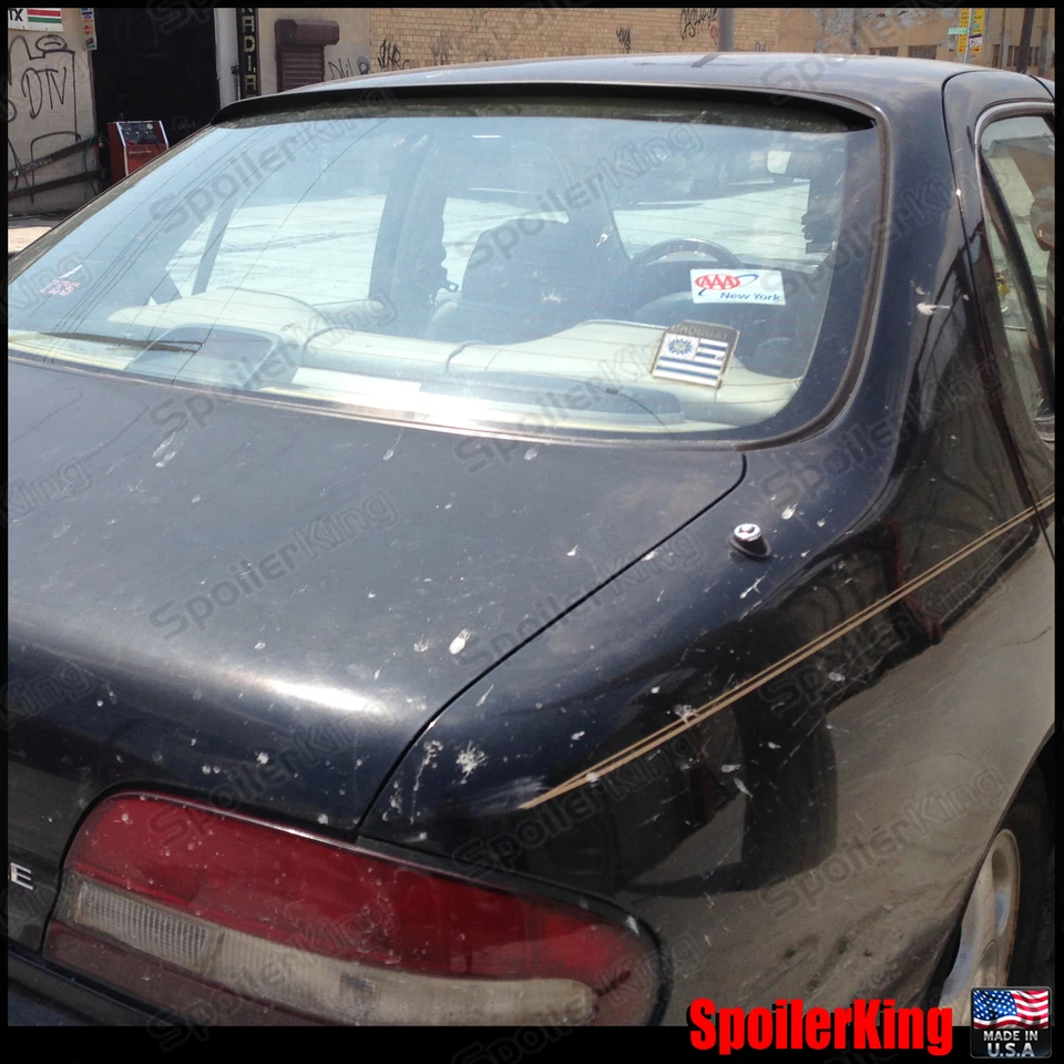 (284R) Alerón de ventana de techo trasero (se adapta a: Nissan Altima 1993-97) SpoilerKing Foto 3 de 4