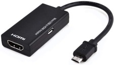 MHL Micro USB to HDMI Cable Adapter Support 1080p Video Audio for Android phone