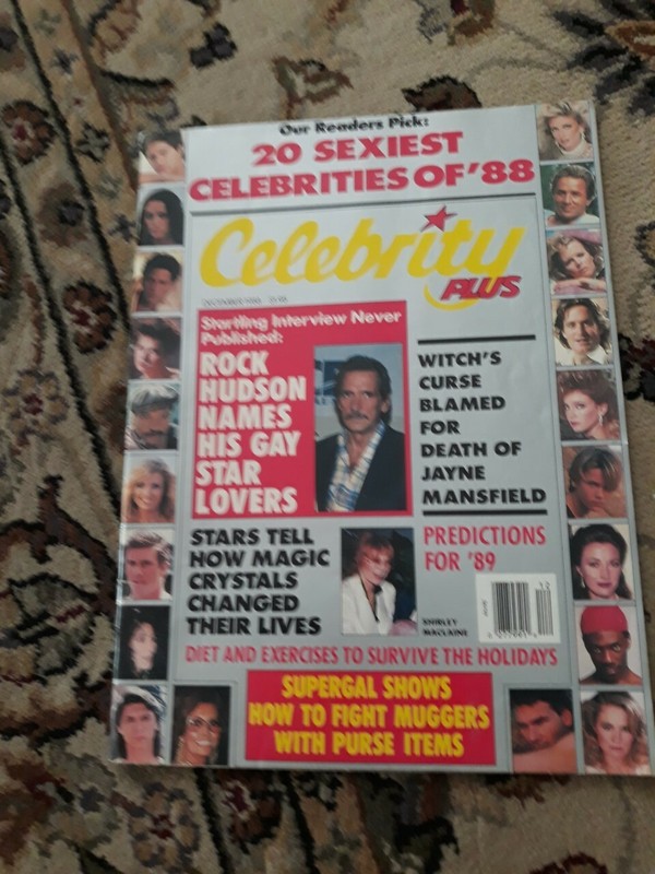 Celebrity Plus Magazine December 1988 great Condition 