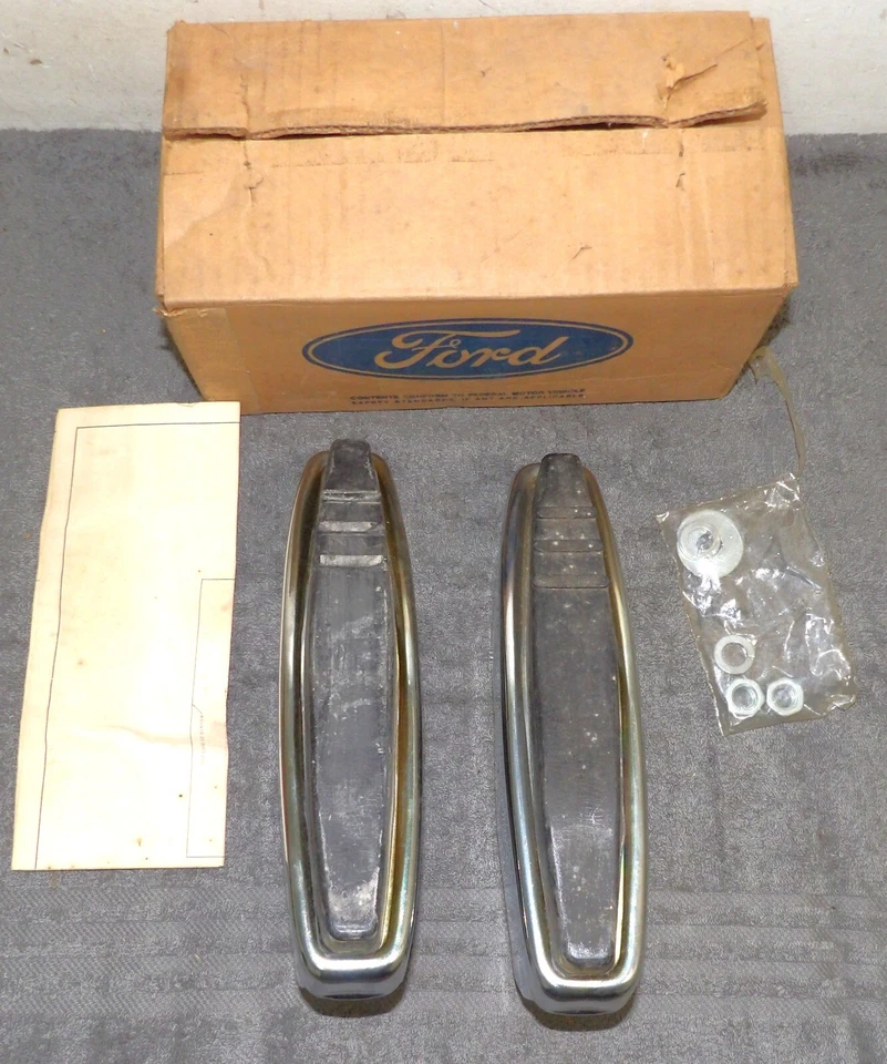 Ford Custom Galaxie 500 1969 1970 techo rígido sedán Wgn nuevo en stock kit de protectores de parachoques delantero Foto 2 de 4