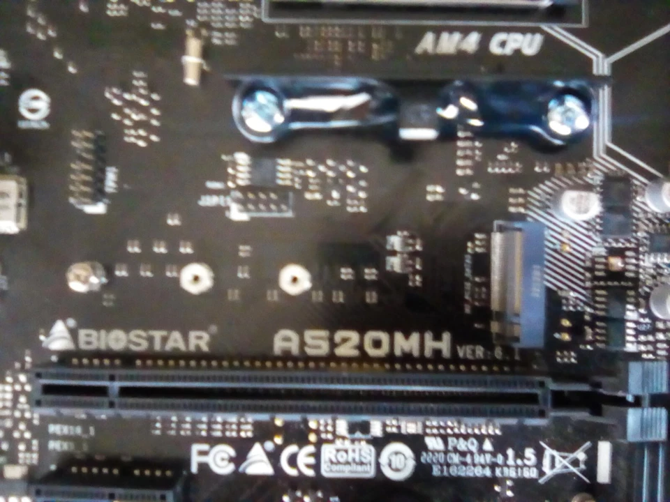 PLACA BASE BIOSTAR  A520MH , AM4 , DDR4, 6 USB, VGA , HDMI. - Imagen 2 de 4