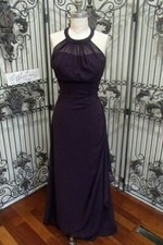 A648 BILL LEVKOFF 1131 SZ 12 PLUM 249 BRIDESMAID PROM FORMAL GOWN DRESS