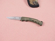 Buck USA 444 1996 GreenWing Ducks Unlimited Pocket Knife Used with Sheath