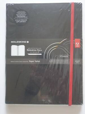 Moleskine, Notebook Adobe Creative Cloud Paper Tablet, Digital Notebook with Whi