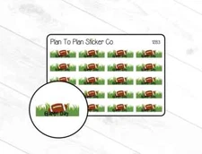 1283~~Football Game Day Planner Stickers.
