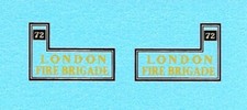 Matchbox Yesteryear Y-4 Shand Mason Fire Engine  | London Fire Brigade | Decal