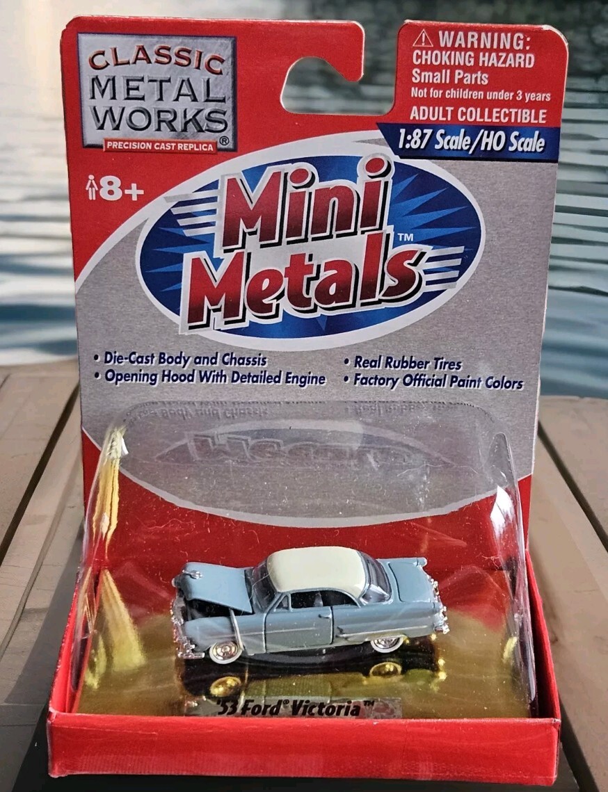 53'  FORD VICTORIA MINI METALS CLASSIC METAL WORKS DIECAST HO 1:87 COLLECTIBLE
