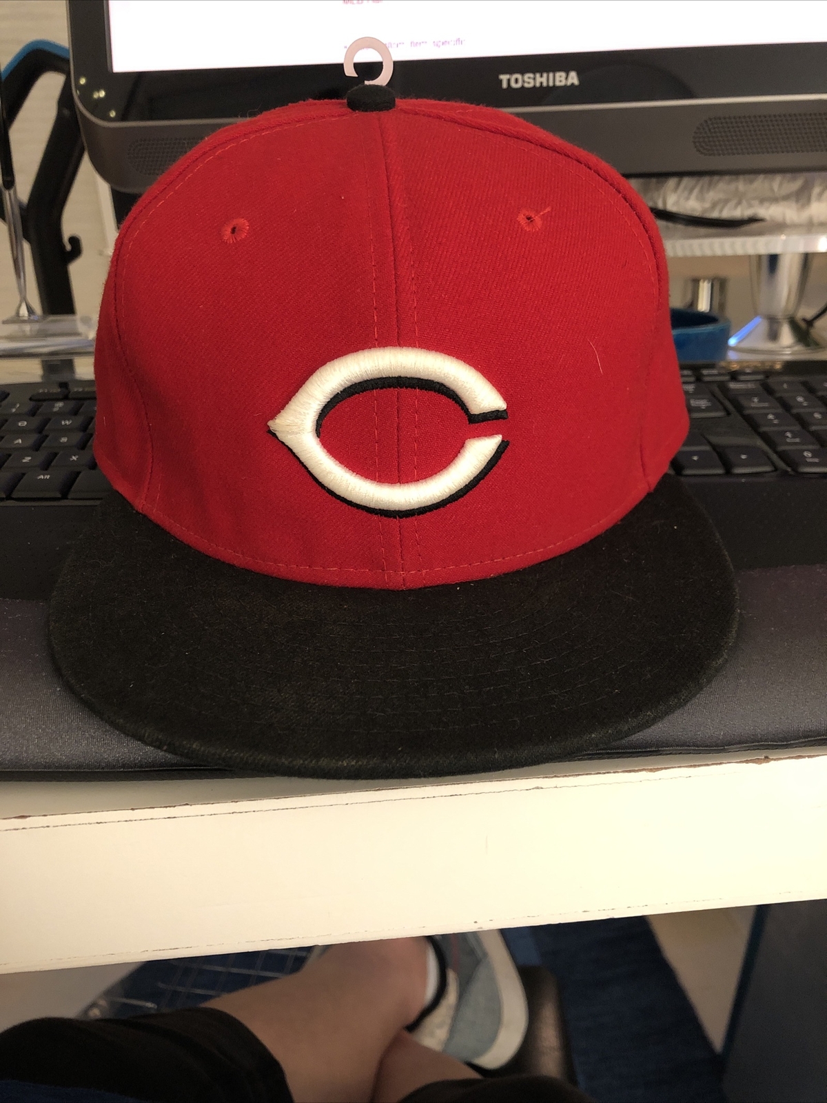 Cincinnati Reds ball cap hat MLB Authentic 59 FIFTY … Gem