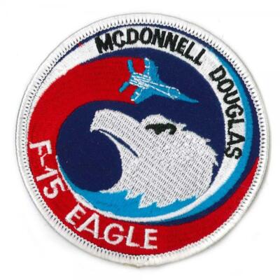 AUFNÄHER - F 15 Eagle - 00658 - Gr. ca. Durchmesser 8,5 cm - Patches Stick  ...