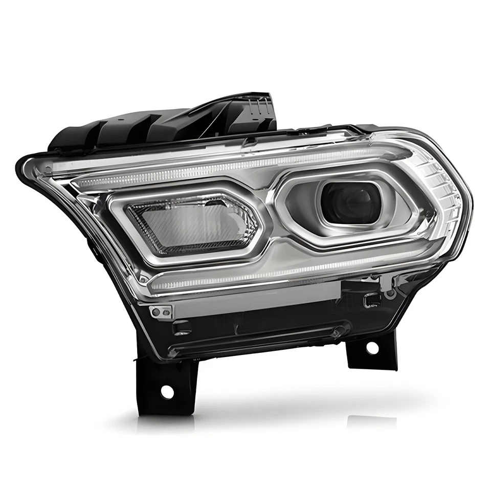 For 2021-2024 Dodge Durango Chrome w/Halogen Turn Signal LED Headlight Left Side - Image 2 of 4