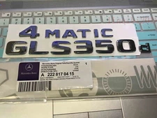 NEW GLS350d 4 MATIC High quality Rear Trunk Emblem Decal Badge / Mercedes Benz
