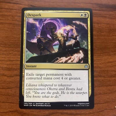 #ad MTG Despark War of the Spark 190 264 Regular Uncommon $1.40