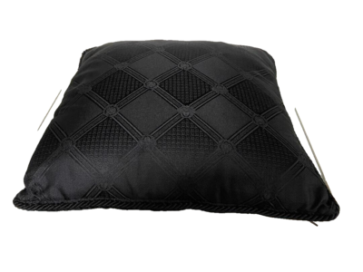 Versace Pillow Cushion Medusa Black New Mint Condition