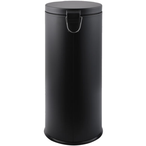 30L Recycling-Pedalbehälter Edelstahl schwarz Küche Bad WC Mülleimer - Bild 2 von 3