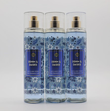 Bath  Body Works Denim  Daisies Fine Fragrance Mist 8 fl oz 3 pack - NEW