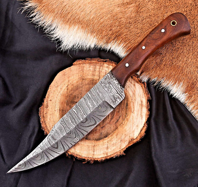 CUSTOM HAND MADE FORGED DAMASCUS STEEL UTILITY CHEF KNIFE KITCHEN CUTLERY 2572