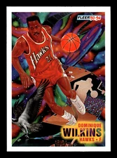 1993-94 Fleer Pro-Visions "Human Highlight Film" Dominique Wilkins #237 Hawks