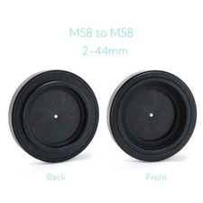 Microscope Adapter Ring 2-44mm 2.5-42mm Iris Diaphragm M58 M65 M67 Camera DIY