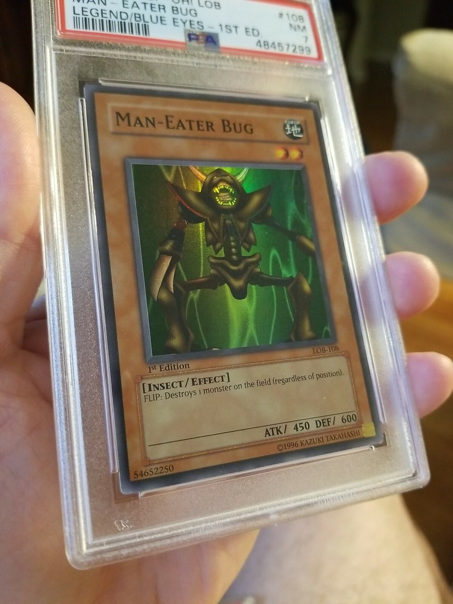 yugioh card man eater bug YU-GI-OH! - Man-Eater (LOB-108) - Legend of Blue Eyes White Dragon - Unlimited Edition 600 FLIP Yu-Gi-Oh!: Legend of Blue Eyes