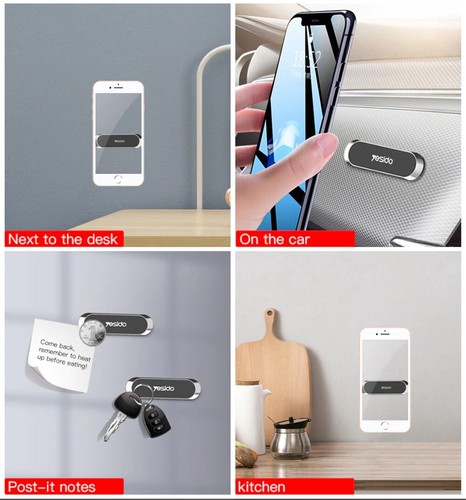 Universal Magnetic Magnet Car Da Phone Holder Mount Fit For iPhone Samsung GPS - Picture 8 of 18