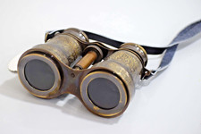 Luxurious Brass Finish Nautical Binoculars: Exceptional Clarity and Style