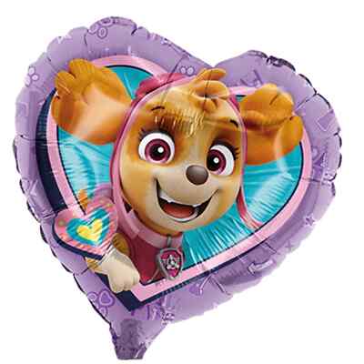 Paw Patrol Sky  Folienballon herzförmig 45 cm Geburtstag Party