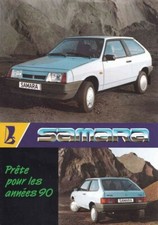 Catalogue Brochure LADA Samara 1989 Belgique en français