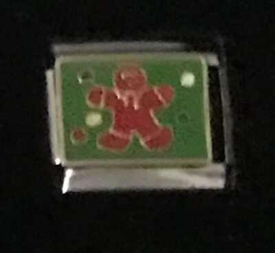 GINGERBREAD MAN WHOLESALE ITALIAN CHARM Link 9MM K2022BG4 