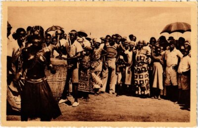 PC AFRIKA BANGUI DANSEUSES SANGO DANSE LINGUE ETHNISCHE TYPEN (a43216)