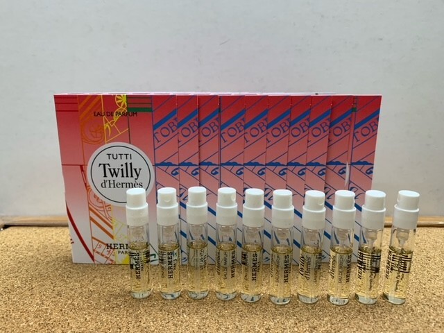 HERMES Twilly d'Hermes Tutti EDP 2ml / 0.06 oz Spray Vial x 10 PCS