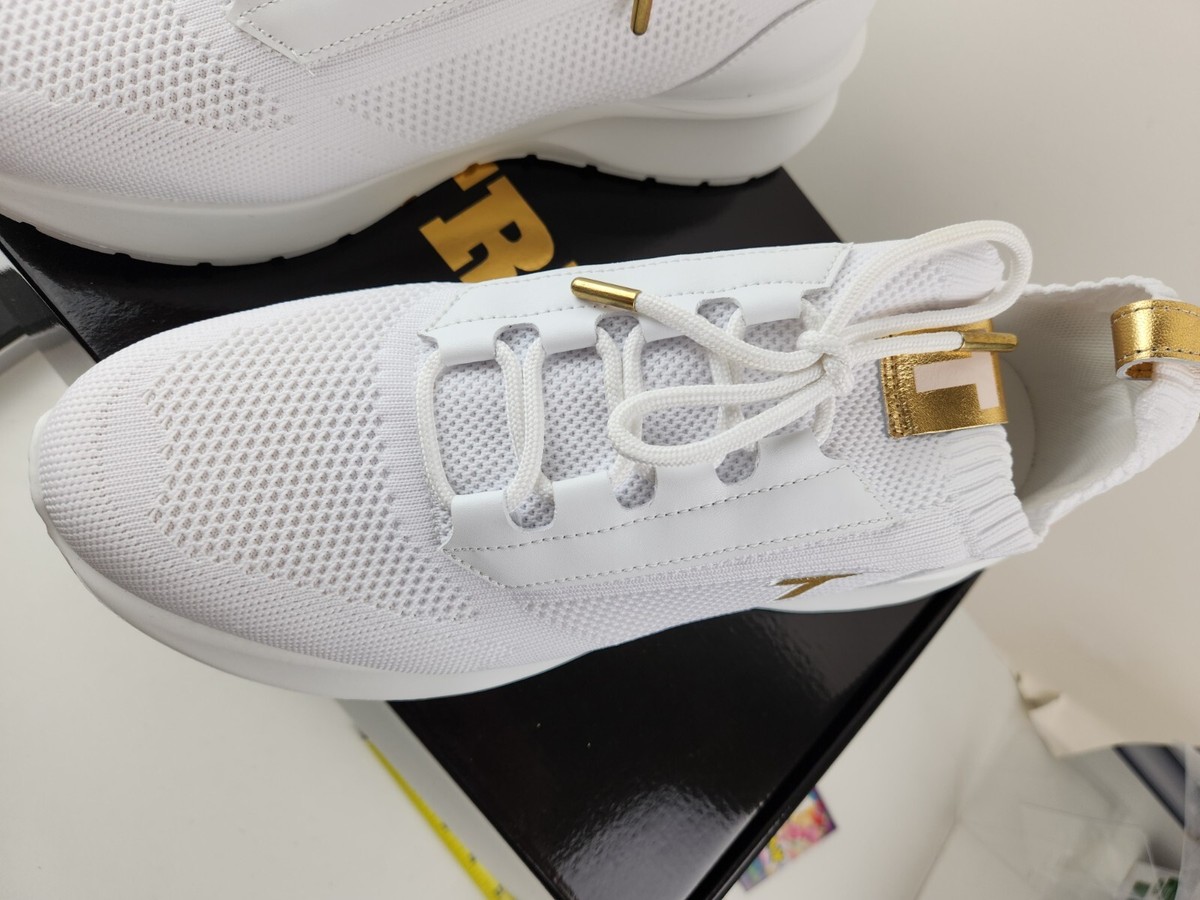 POTUS Trump White and Gold Athletic Sneakers Trump main image 3