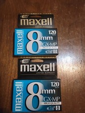 2 Pack Brand New Maxwell 8mm GX-MP High Quality Camcorder Videotape Tapes