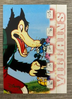 2003 Upper Deck Disney Treasures Villains #6 Big Bad Wolf Three Little Pigs