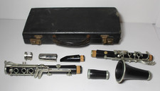 DEFECTIVE 1940s Vintage Conn Clarinet USA Bb Clarinet Model 444N Case Wo G3D