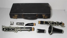 DEFECTIVE 1940s Vintage Conn Clarinet USA Bb Clarinet Model 444N Case Wo G3D