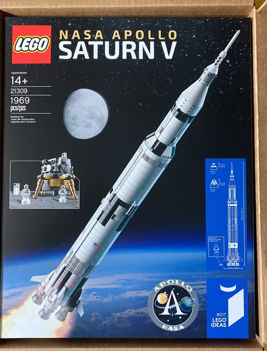 NEW! LEGO 21309 NASA Apollo Saturn V Ideas 1969 pcs Outer Space Model Rocket