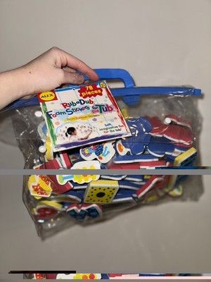 Vtg Alex RubaDub Foam Bathtub stickers NWT