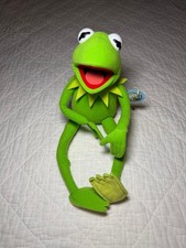 Kermit the Frog Plush 15 Inch Jim Henson Muppets Giftco Original Hang Tag