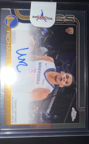 2025 Topps Chrome Will Richard Chrome Rookie Autographs (RAW)