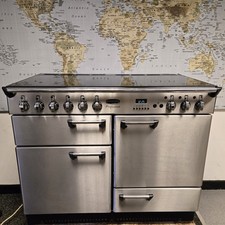 Rangemaster Professional Electric Range Cooker Stainless Steel And Chrome 110cm
