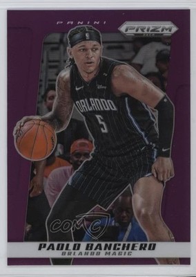 2024-25 Panini Prizm Deca Purple Prizm 88/99 Paolo Banchero #19 1qo5