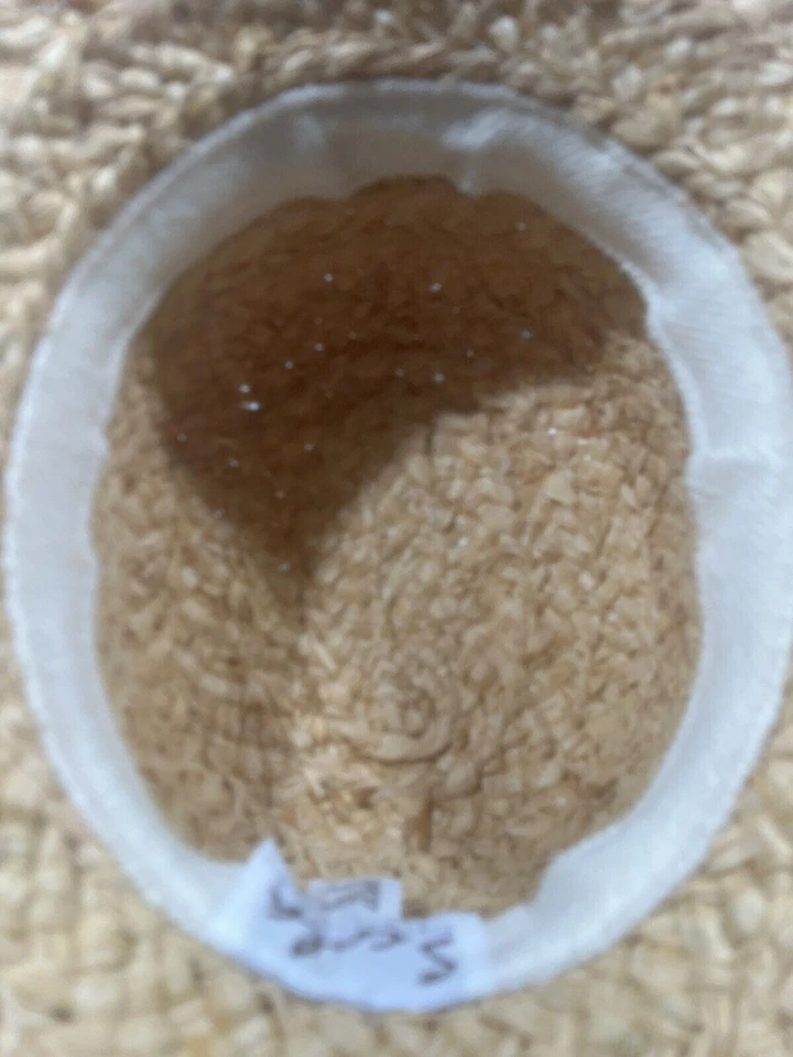 NUEVO Sombrero Colección Scala Para Mujer Talla Única Fibra Bronceada con Pajarita Negra Parasol Foto 3 de 4