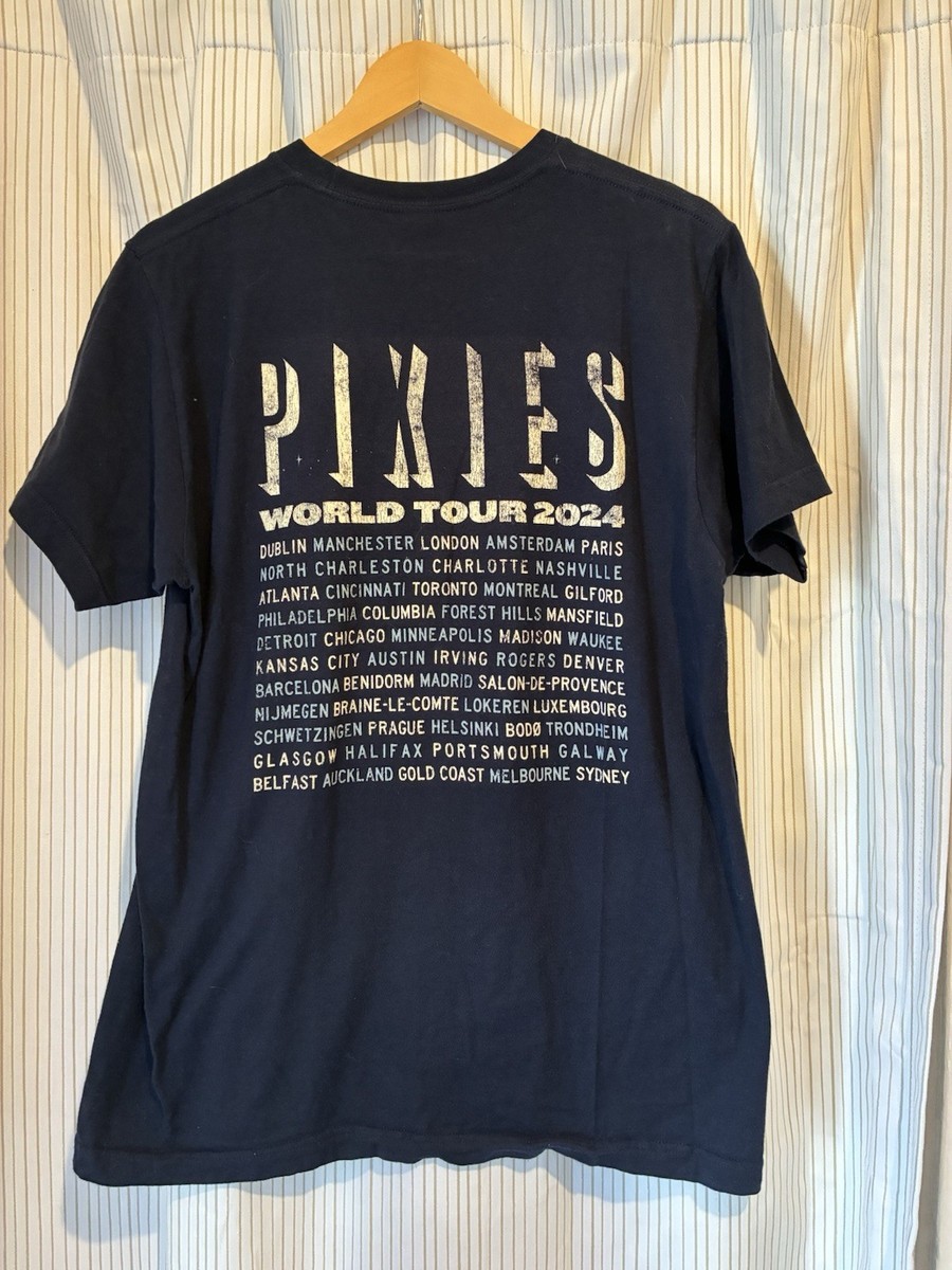 Pixies 2024 World Tour T-Shirt Medium Monkey Gone To Heaven Band