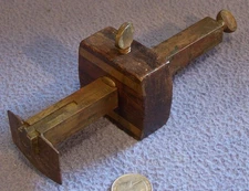 Stanley No. 92 Brass Rosewood Mortise Marking Butt Gauge Pat 1892