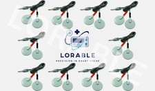 Premium 20 Carbon Electrodes & 10 Cables For Electro-Therapy Unit