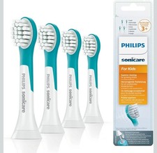4x Pack Replacement Toothbrush Heads for Philips Sonicare Kids 3 Years