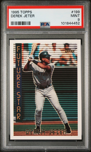 1995 TOPPS #199 DEREK JETER ROOKIE RC PSA 9