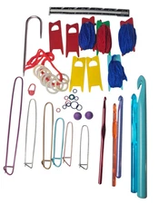 44 Piece Knitting Needles Tool Crochet Stitch Markers Holders Pin