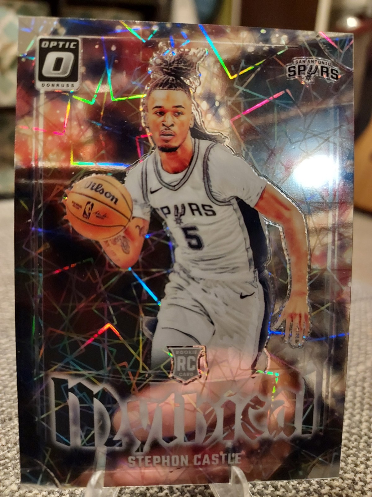2024-25 Donruss Optic Stephon Castle Mythical RC